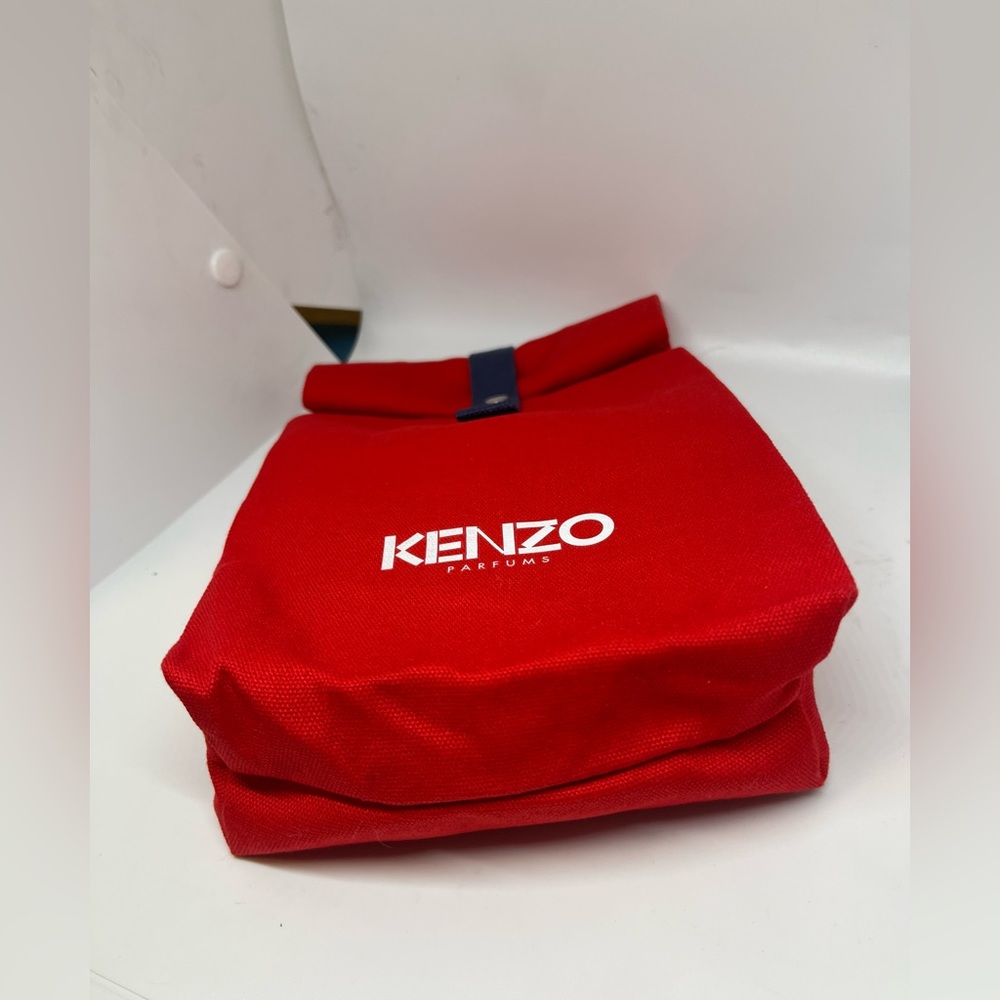 Kenzo Parfums red generous organic cotton pouch - Picture 5 of 13
